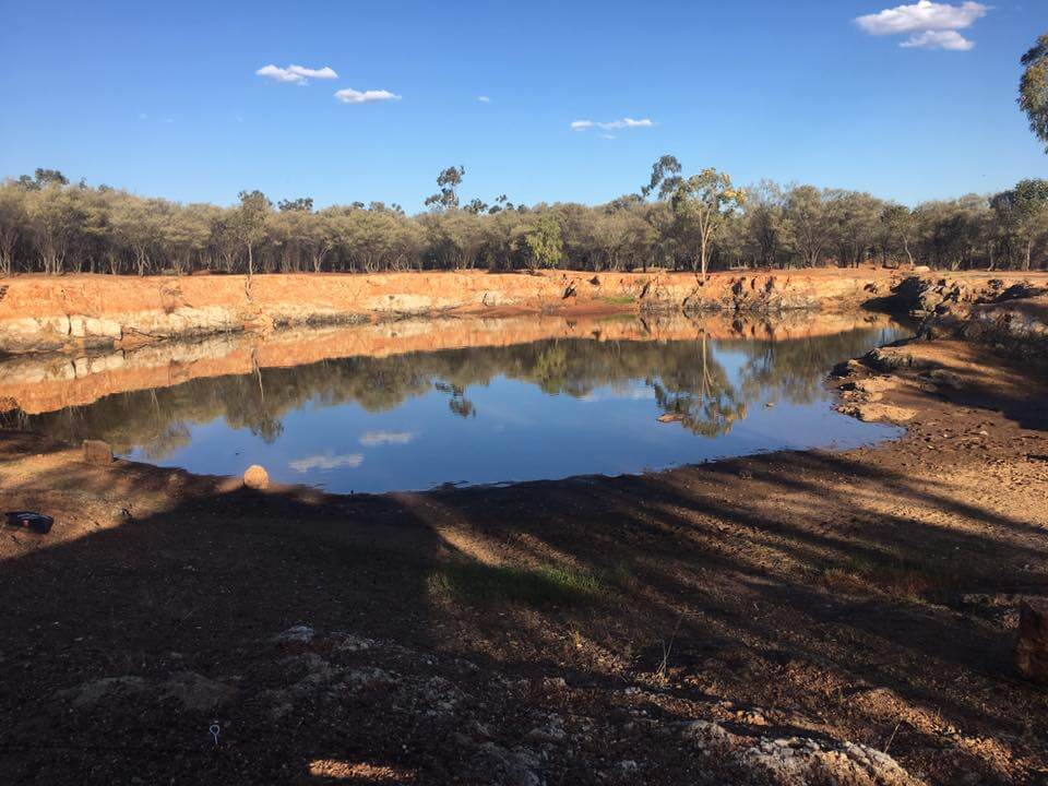 rock pool at Charleville Queensland