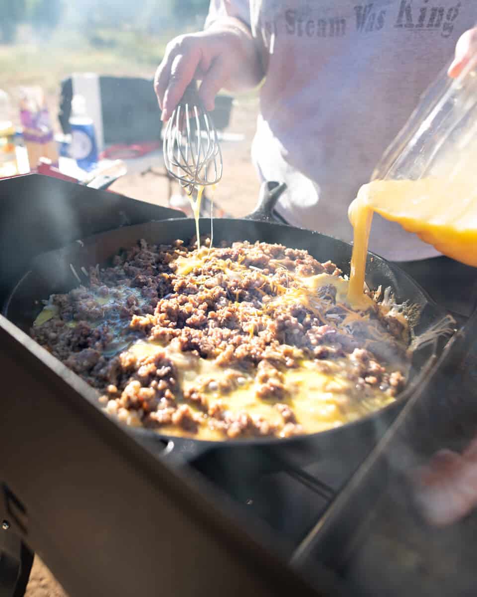 Camp Stove Recipe: Camp Skillet Nachos - Get Lost Travel Vans