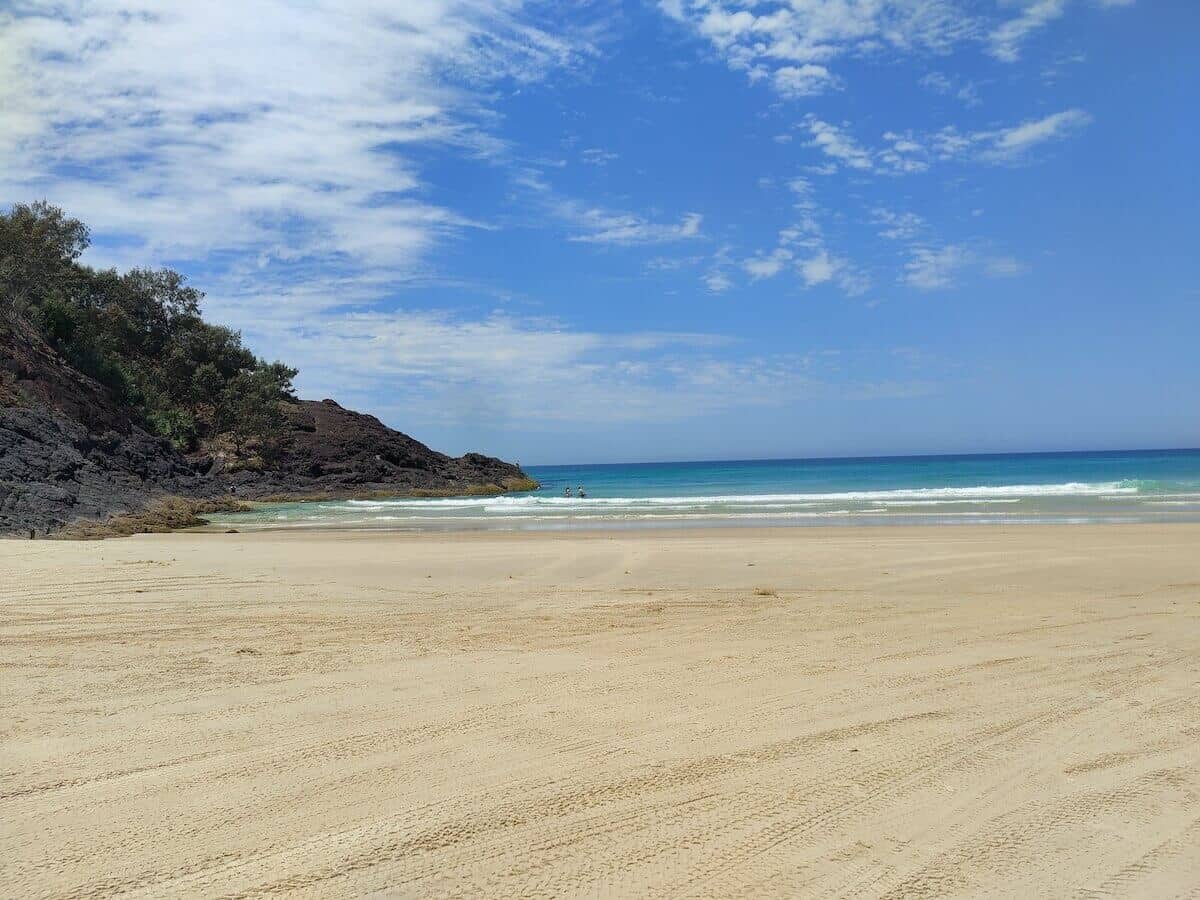 moreton island camping.