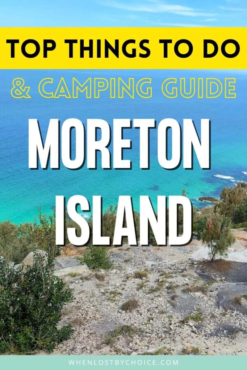 Camping on moreton island and things to do