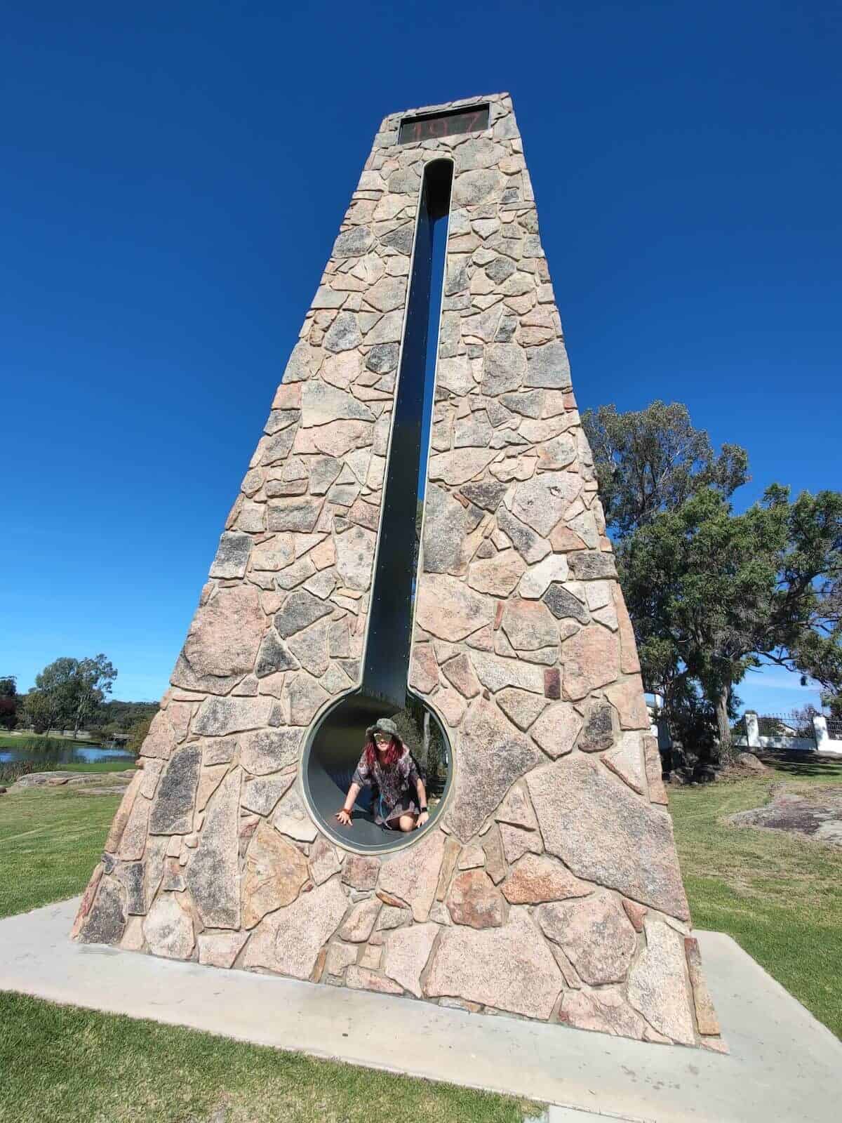 the big thermometer in Stanthorpe qld 