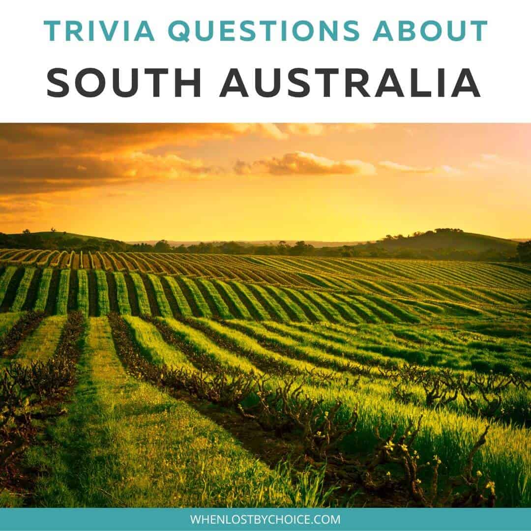South Australia trivia questions