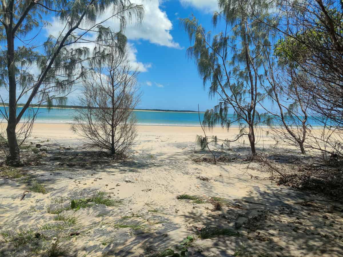 Inskip Beach National Park Camping.