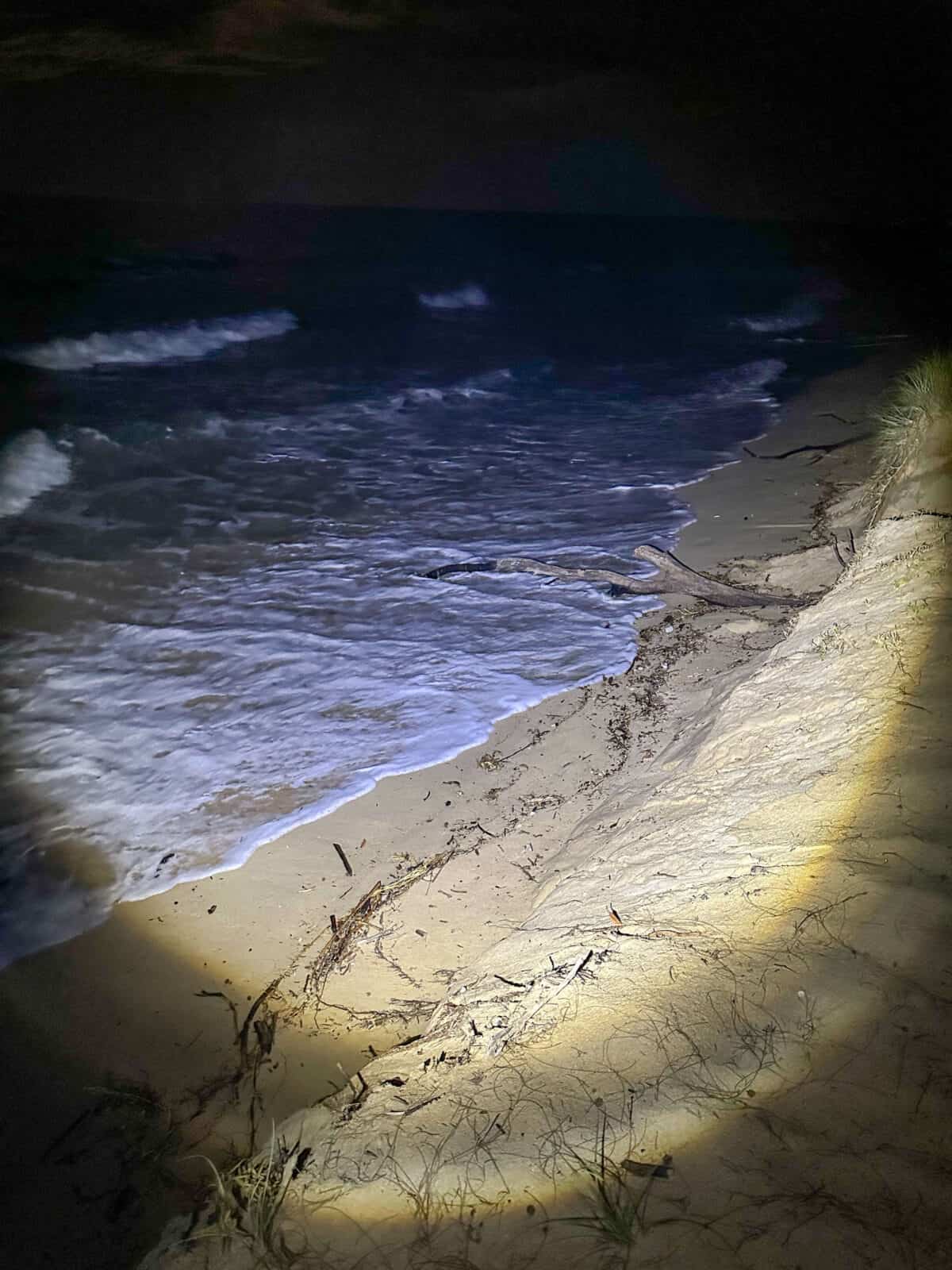 high tide at Kinkuna national park camping 