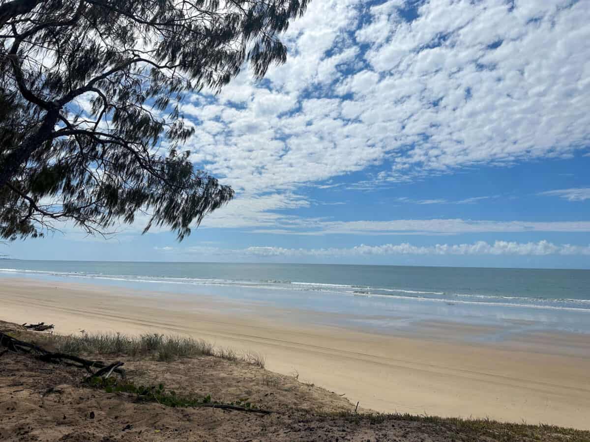 beach camping at Kinkuna National Park 