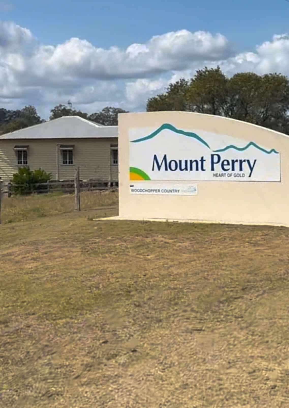 Mount Perry sign