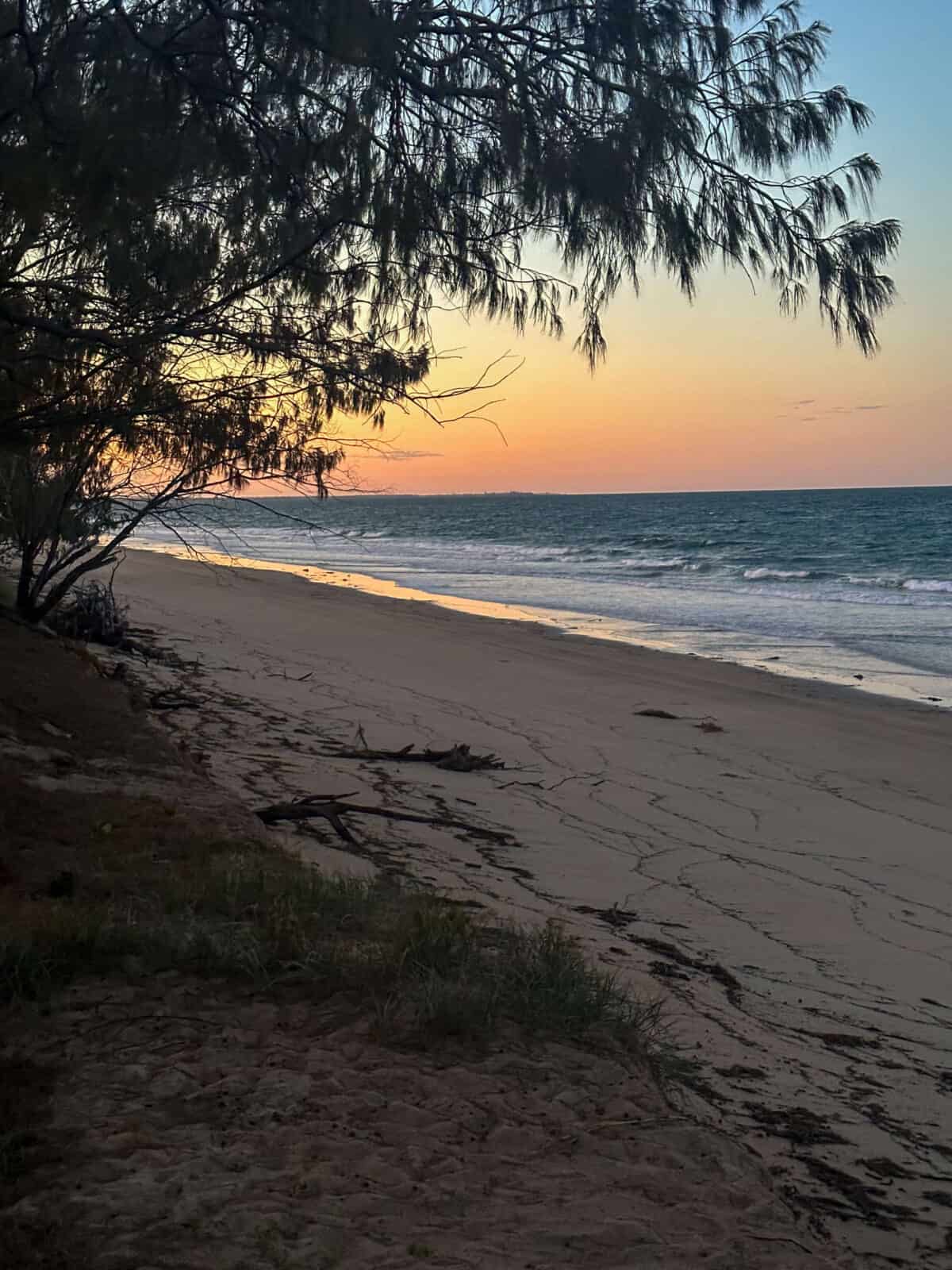 sunset at Kinkuna National park.