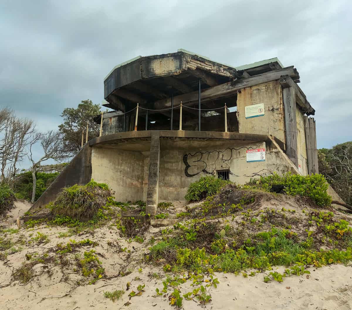 fort bribie structure.